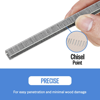 meite 71/04 22 Gauge 71 Series 3/8-Inch (9.1 mm) Crown 3/16-Inch (4 mm) Leg Length Galvanized Upholstery Staples for MT7105 Stapler (10,020 Counts)