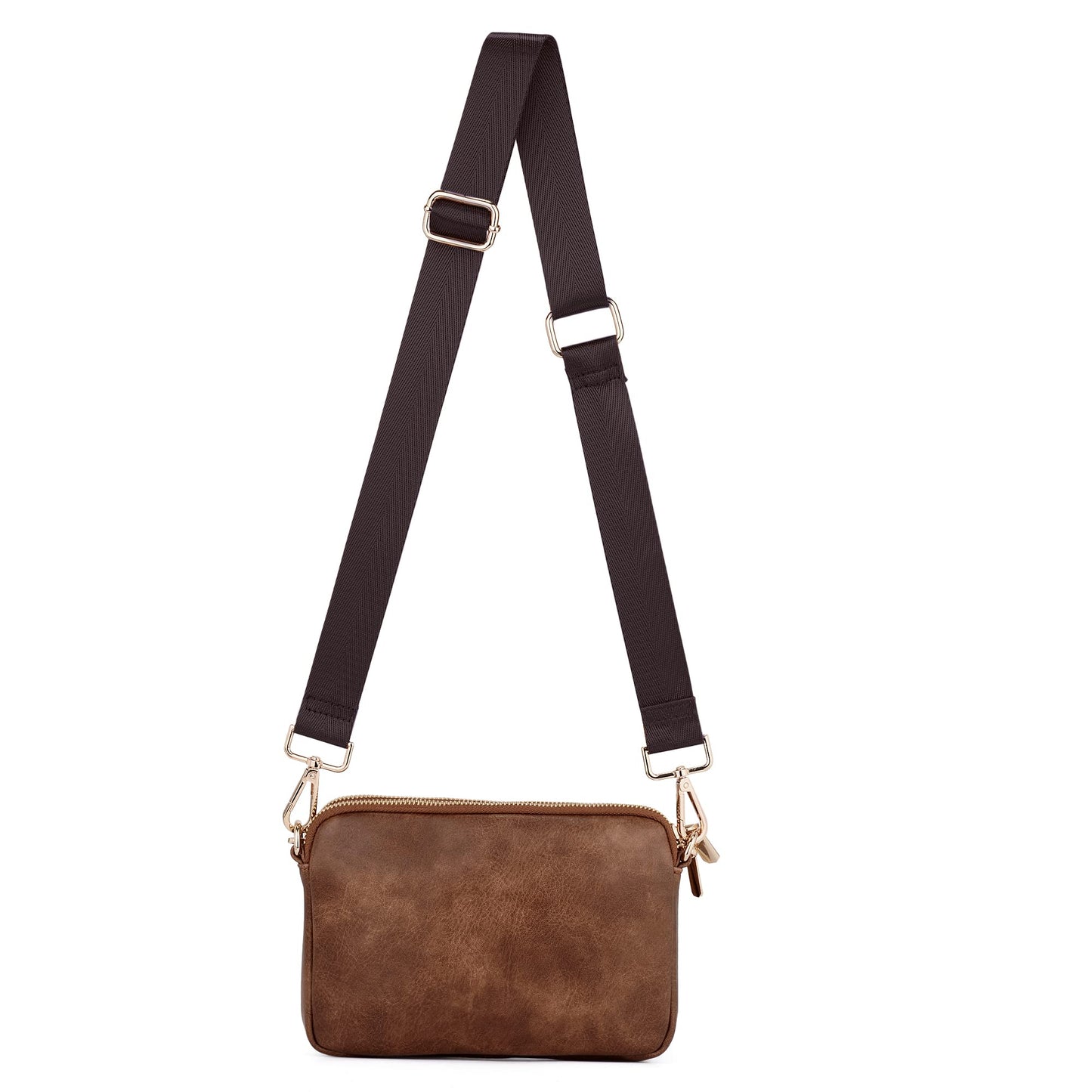 UTO Small Crossbody Bags for Women 3 in 1 Trendy Belt Purse Fashion Designer Mini Cute Sling Fanny Chest Pack