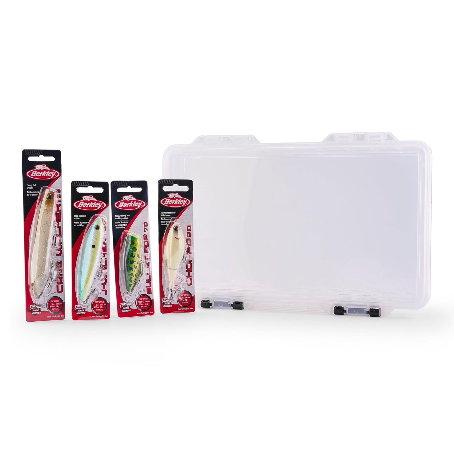 Berkley Choppo Topwater Fishing Lure, HD Golden Shiner, Size 90, Cupped Propeller Tail for Balance of Sound and Spray, Equipped with Sharp Fusion19TM Hook
