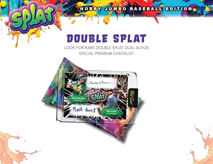 2024 Wild Card Splat Baseball Jumbo Trading Card Box (1 Autograph Card Per Box)