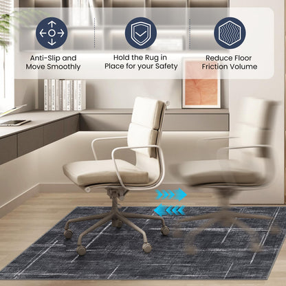 Office Chair Mat for Hardwood Floor&Tile Floor,36"X 48" Heavy Duty Desk Chair Mat for Hard Floors,Under Desk Rug for Rolling Computer Chair,Anti Slip,Low Pile Carpet Floor