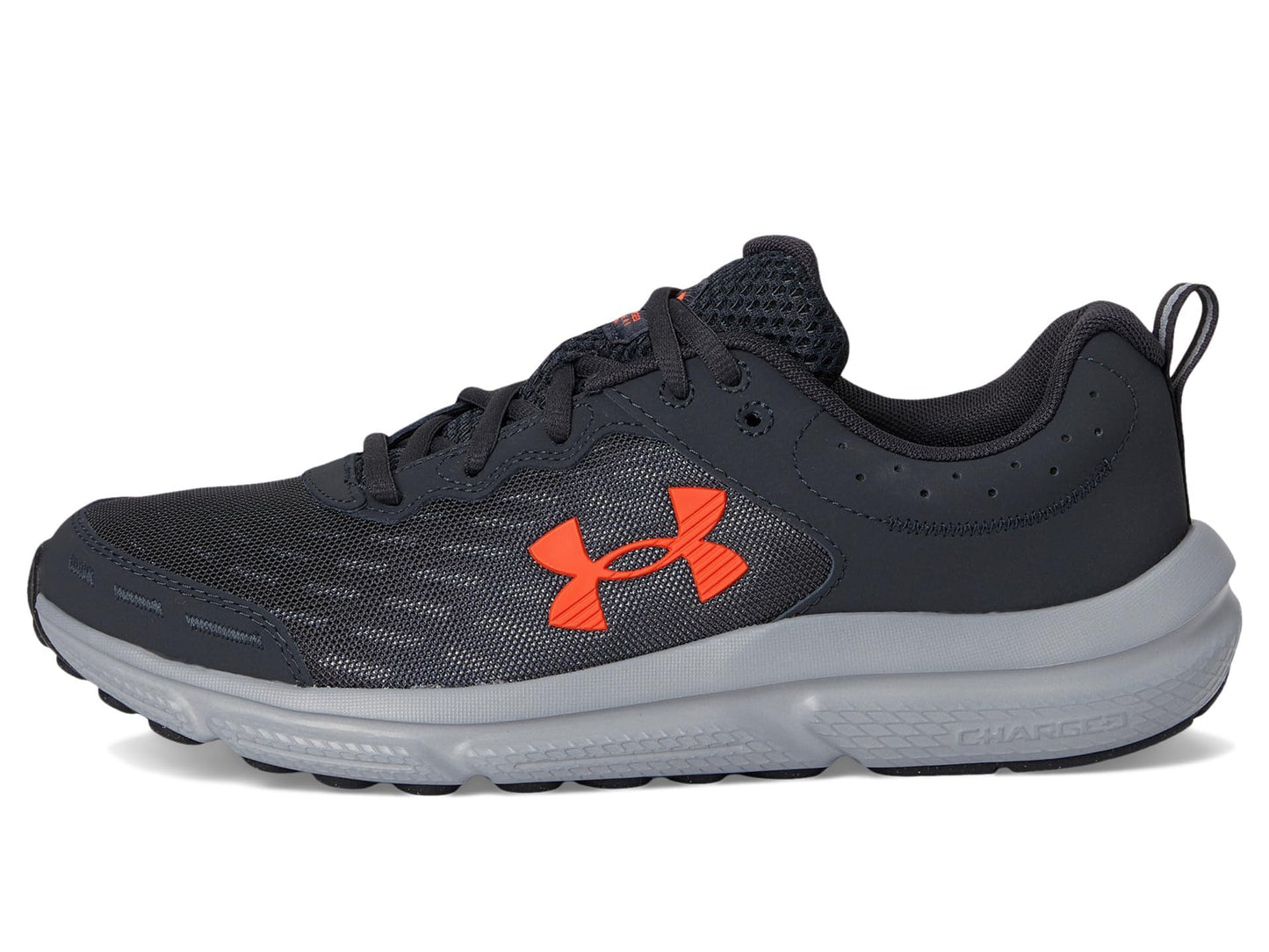 Under Armour Men's Charged Assert 10, (016) Anthracite/Anthracite/Ares Red, 2.5, US