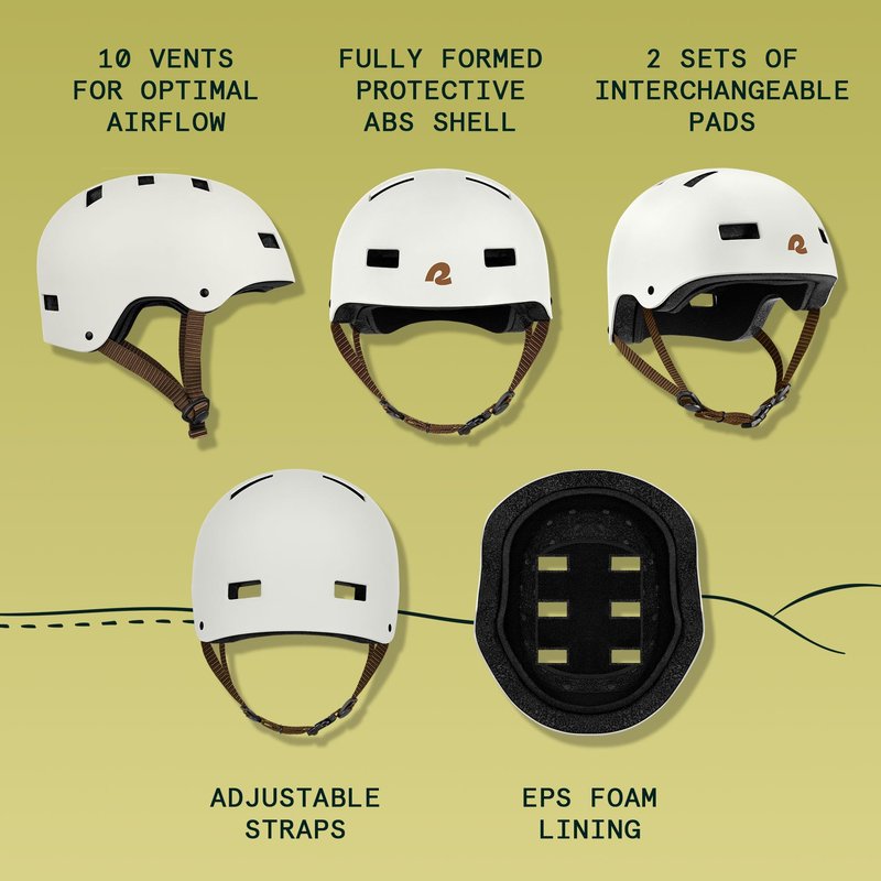 Retrospec Dakota Adult Bike Helmet for Men & Women - Multi-Sport Protection with ABS Shell, EPS Foam, 10 Vents & Removable Washable Padding for BMX, Skating, Scooter and Skate - Helmets for Adults
