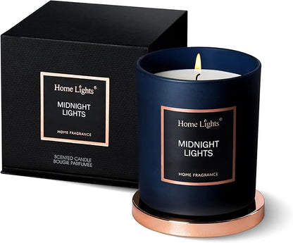 Scented Jar Candle with Favorite Natural Fragrances - Quality Soy Wax, Smokeless Cotton Wick, Long Lasting 35 Hour Burn. Includes Luxury Lid in Gift Pack