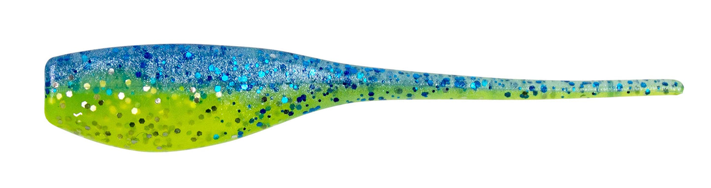 Bobby Garland The Original 2" Baby Shad Soft Plastic Fishing Lure, Fishing Gear and Accessories, 18 per Pack, Blue Grass