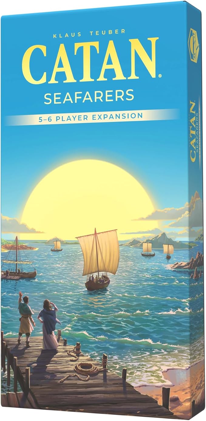 CATAN Seafarers 5-6 Player Board Game Expansion (6th Edition) Add More Players to Your Adventure Strategy Game for Kids &amp Adults Ages 12+ 3-6 Players 60-90 Minute Playtime