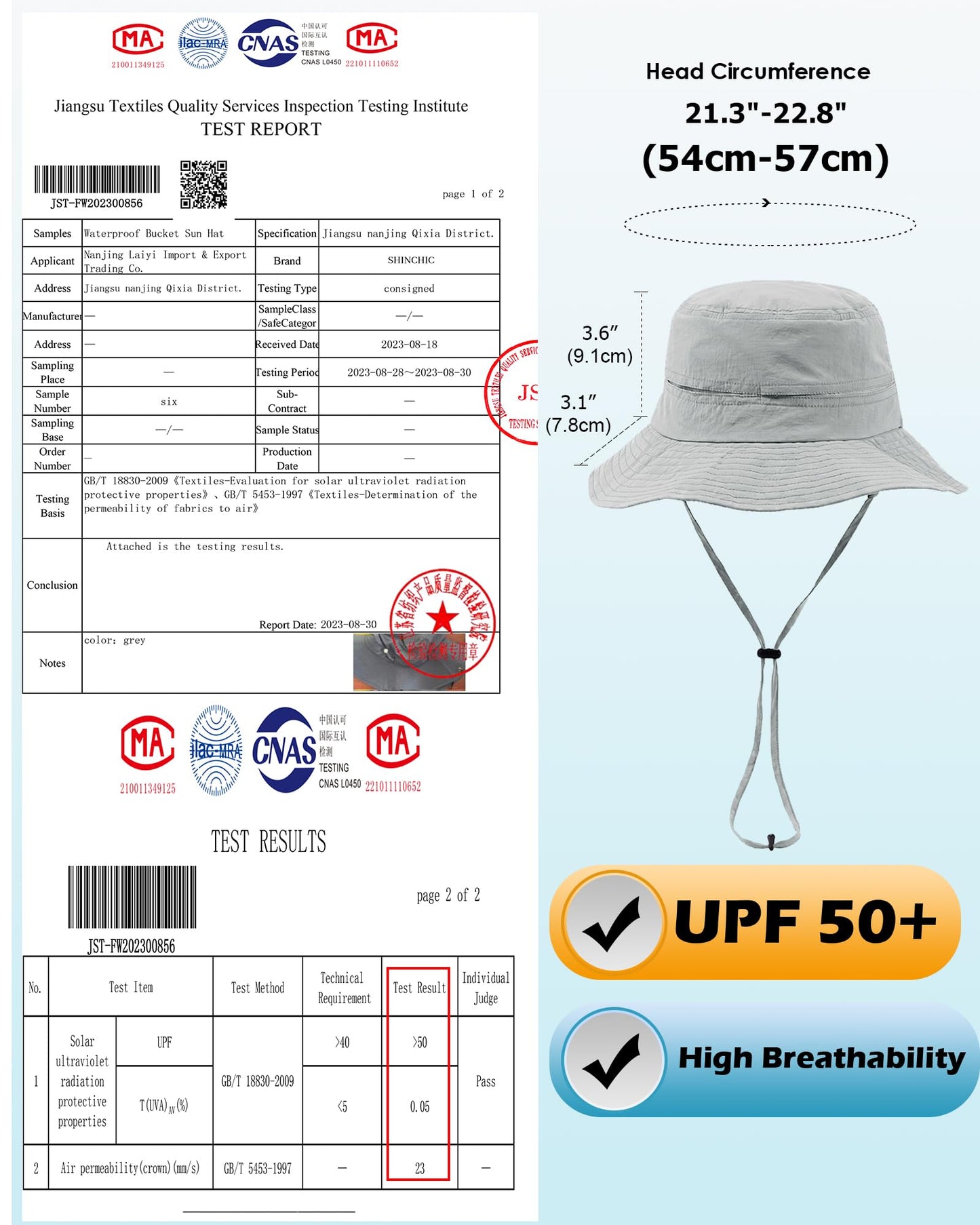 Womens Ponytail Sun Hat Packable UPF50+ Waterproof Bucket Hat Hiking Fishing Safari Hat Foldable Beach Hat