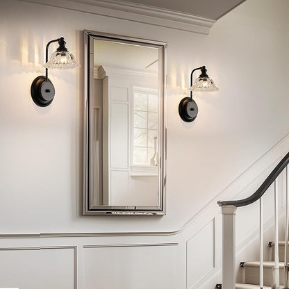 Black Wall Sconces 1 Light Wall Sconce Lights for Living Room