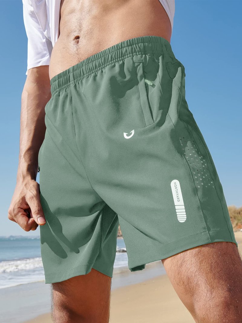 NORTHYARD Men's Athletic Running Shorts Quick Dry Workout Shorts 7"/ 5"/ 9" Lightweight Sports Gym Basketball Tennis Hiking Exercise LODENFROST 2XL