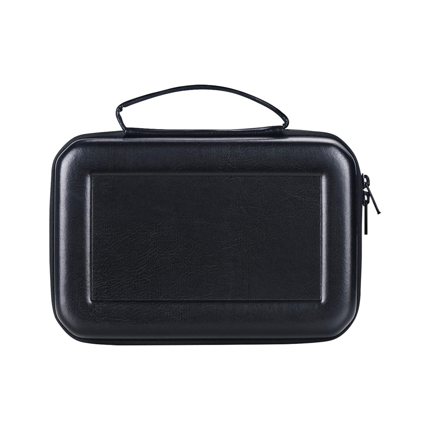 MIVLXLX PU Leather 16 Slots pen case/boxes， Pencil Tray Case Organizer,Handmade Display Zippered Pouch for Rollerball Pen，fountain pen-Retro（black）