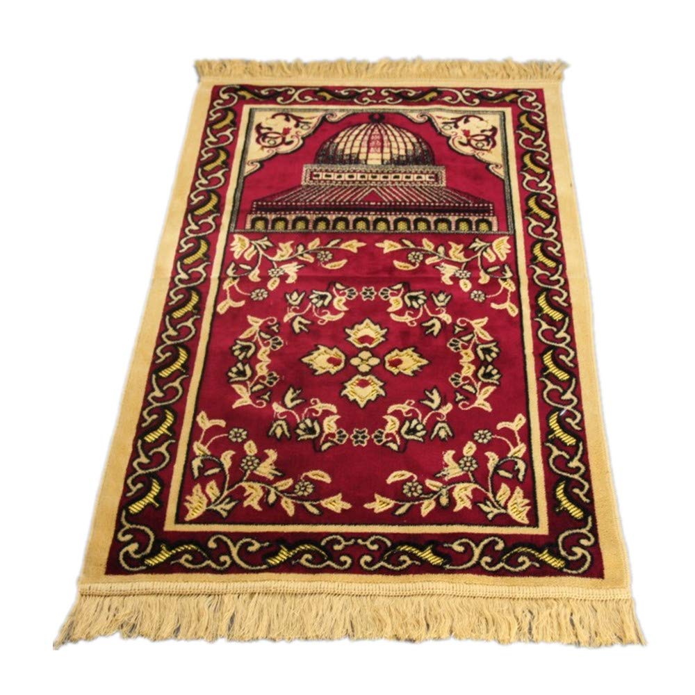 Islamic Prayer Rug, Muslim Praying Mat Carpet with Soft Comfortable Fabric