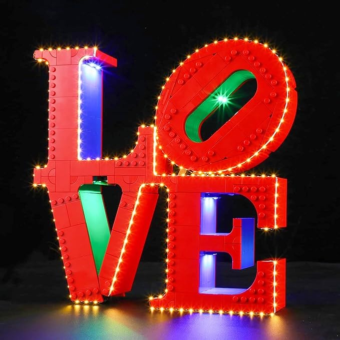 LIGHTAILING Light for Lego-31214 Love Sculpture - Led Lighting Kit Compatible with Lego Building Blocks Model - NOT Included The Model Set