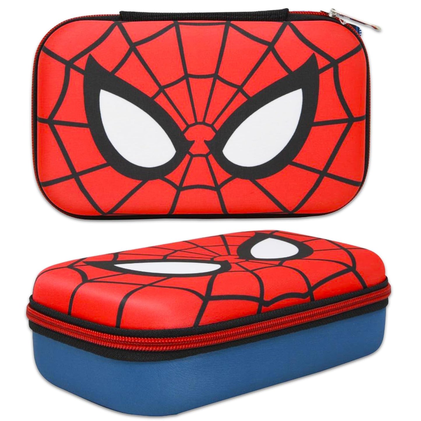 Spider-Man Spiderman Pencil Case for Kids - Marvel Stationery Bundle Pencil Case, Erasers, Stickers, Bookmark, More | Spiderman School Supplies for Boys 4-6