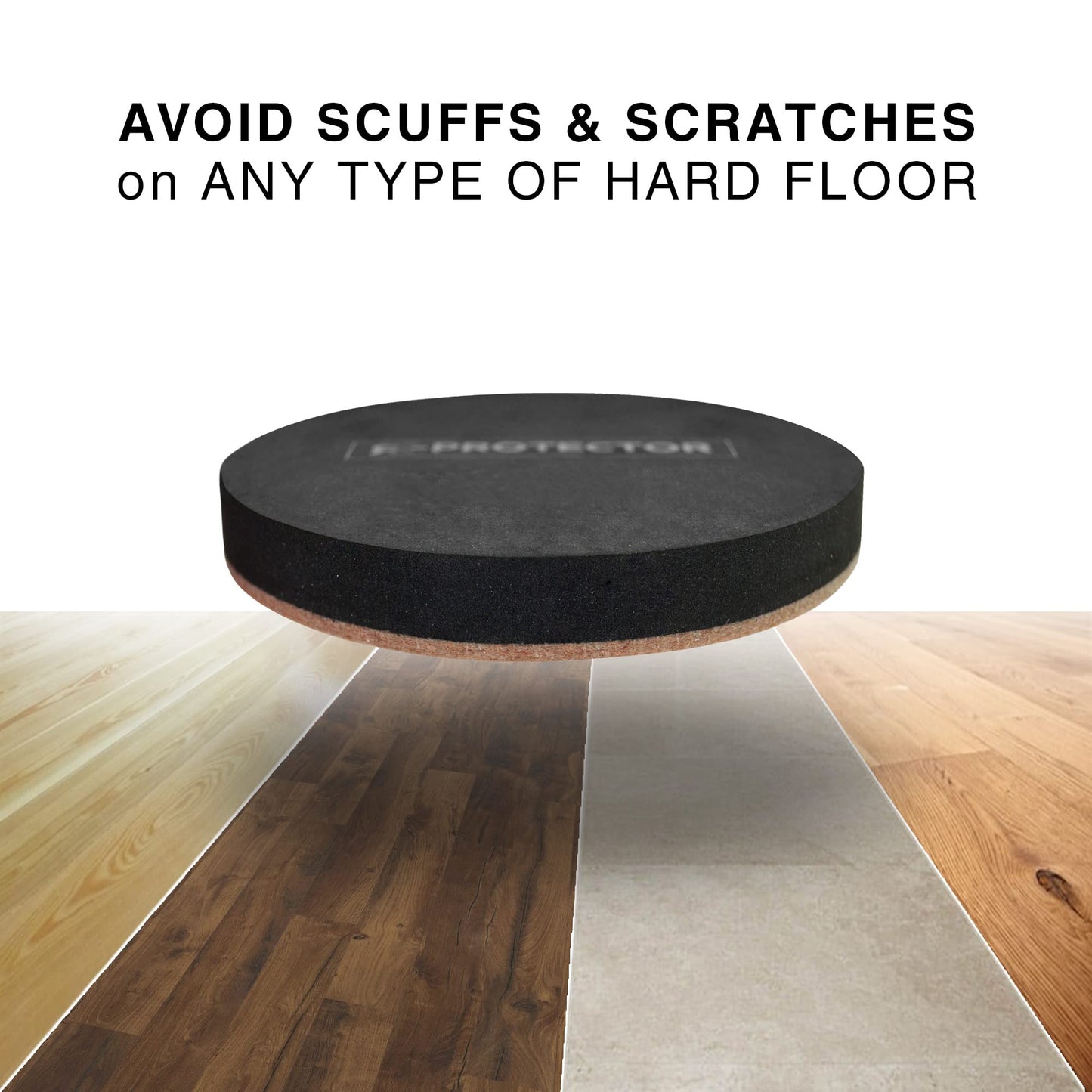Felt Furniture Sliders Hardwood Floors X-PROTECTOR – 8 PCS 4 3/4 inch Furniture Sliders – Heavy Duty Felt Sliders Hard Surfaces – Move Your Furniture Easily & Safely!
