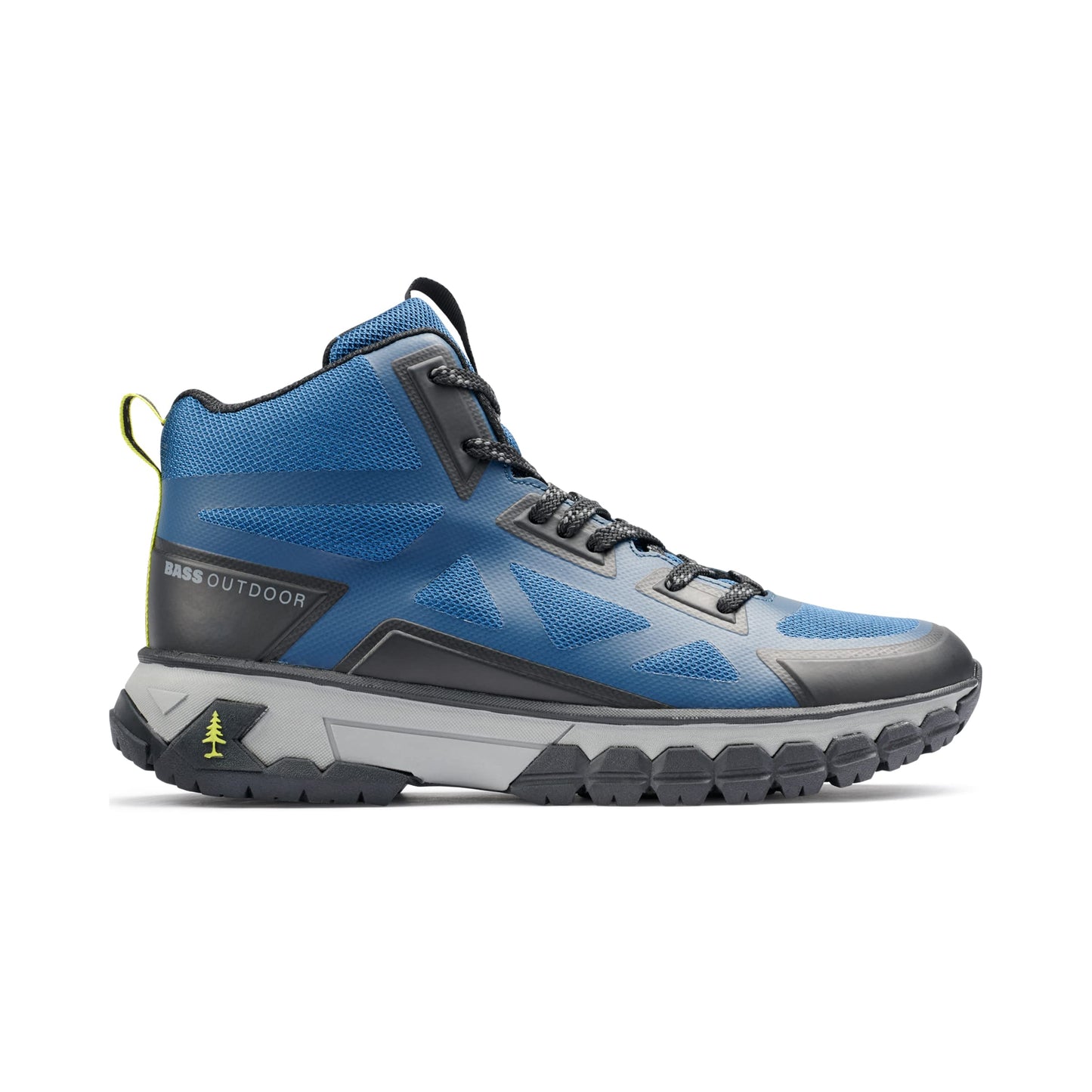BASS OUTDOOR MEN'S BOOTS PEAKSEAMLESSHIKERMID,ENSIGN BLUE, 9