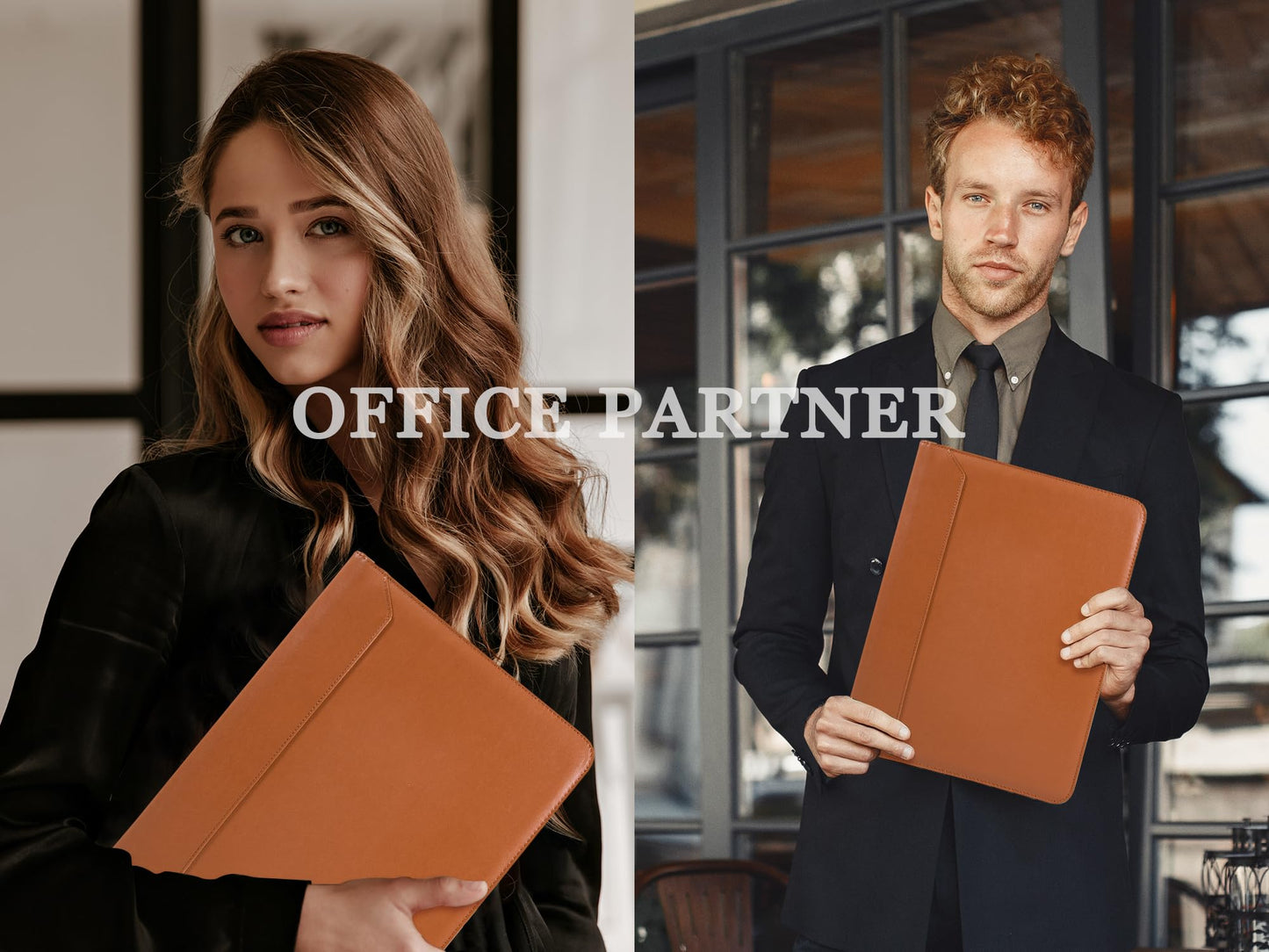 AZXCG Zipper Portfolio Padfolio Binder,3 Ring Padfolio for Women and Men,Business Portfolio Organizer for Women with A4 Writing Pad Holder,Business Portfolio for Meeting,Gift for Valentine's Day