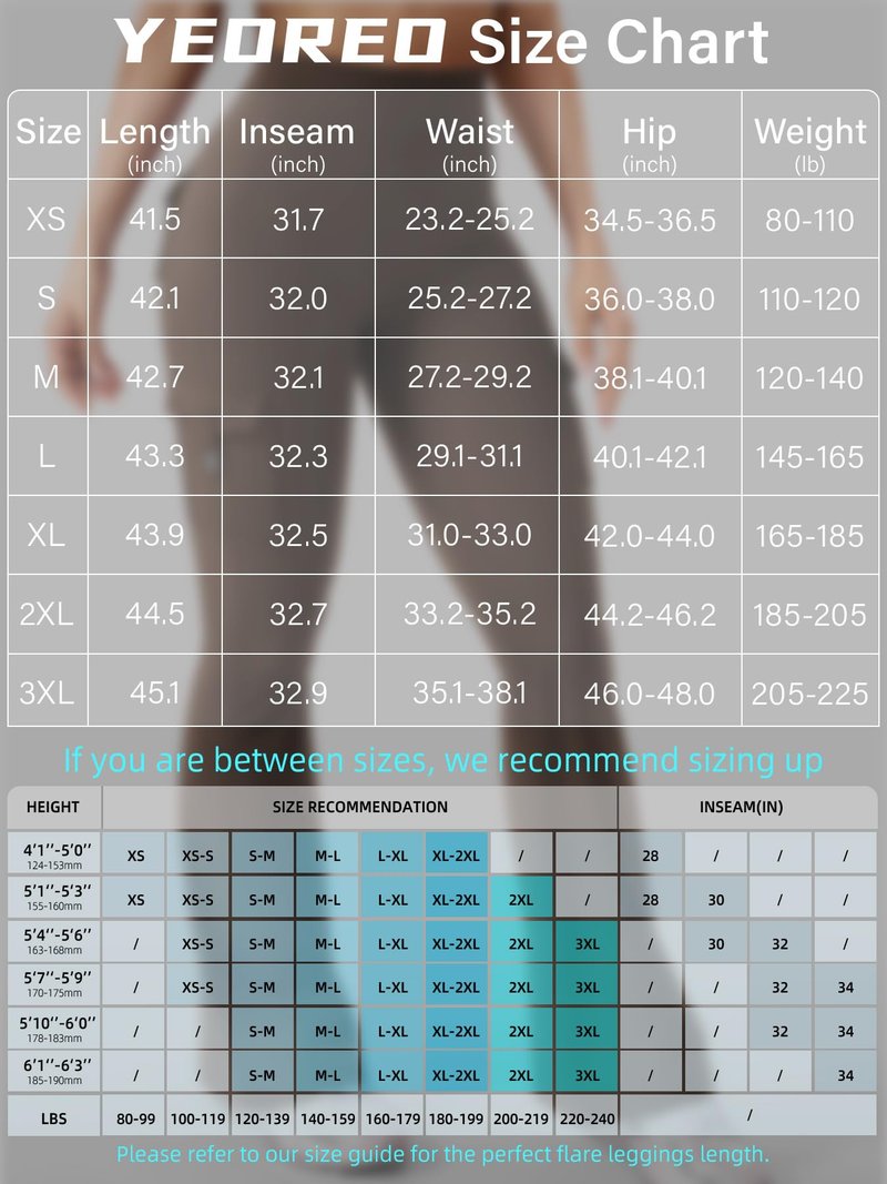 YEOREO CoreFlex Women Workout Flare Leggings with Pockets Hidden Scrunch High Waisted Cargo Gym Yoga Leggings Coffee XXL