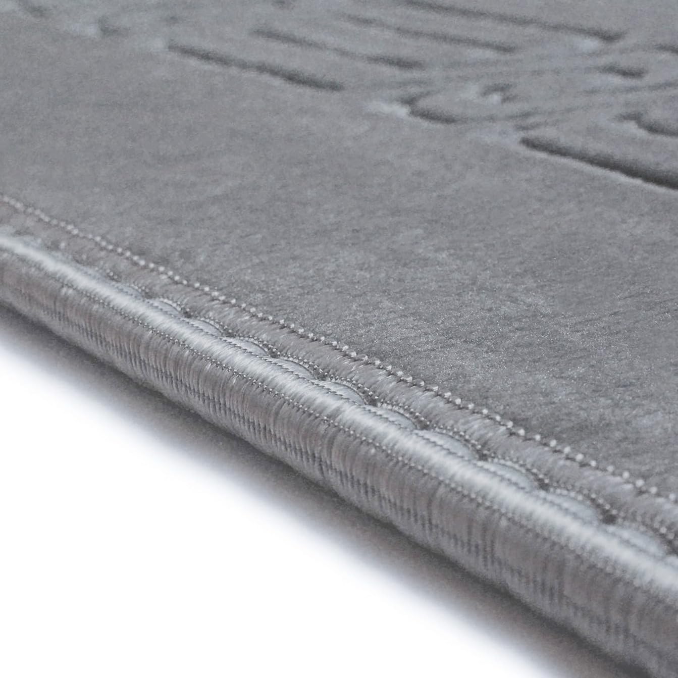 JE JOUE Luxury Islamic Prayer Mat with Tasbih Beads - Extra Thick Large Padded Sajadah for Men, Women & Kids, Soft Non-Slip Muslim Prayer Rug for Eid, Ramadan, Travel(31 "x 47",Grey)