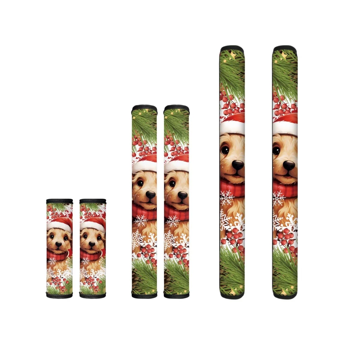 Yatixapu Refrigerator Handle Covers 6PCS, Christmas Dog Kitchen Appliance Handle Covers, Keep Your Fridge Microwave Oven Stove or Dishwasher Clean, Stains Dirty Oils, Kitchen Decor