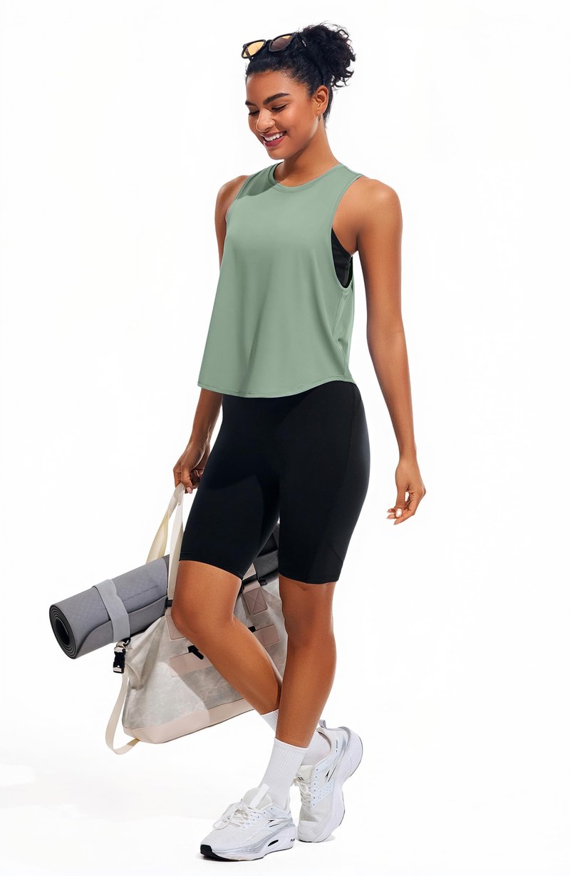 Workout Tank Tops for Women,Loose Fit Sleeveless Gym Tops