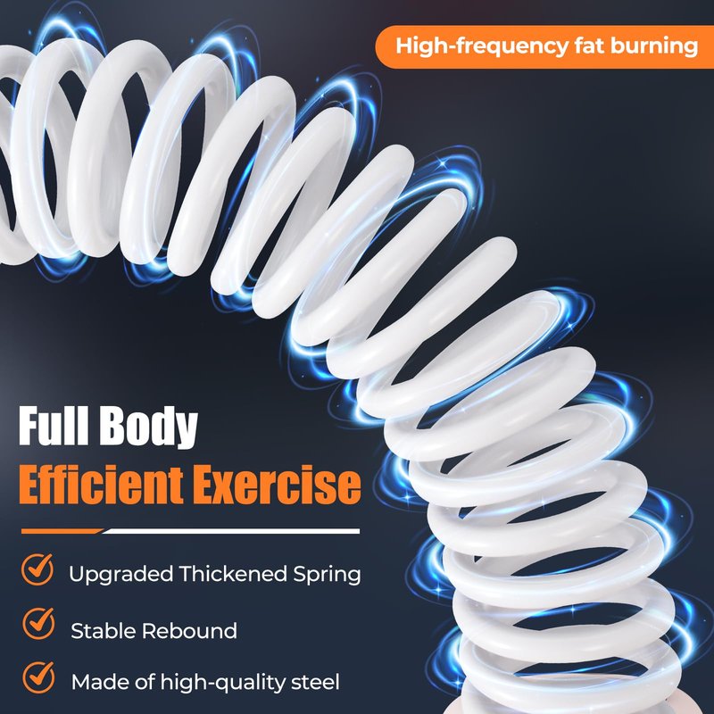 Cordless Battle Ropes with Adjustable Weighted Ropeless Battle Rope for Home Gym Exercise, Portable Workout Equipment for Strength Training & Cardio Fitness for Women & Men