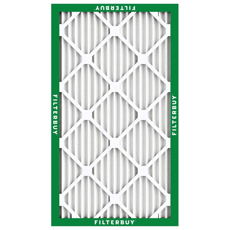 Filterbuy 12x30x1 Air Filter MERV 8 Essential Dust & Allergy Defense (4-Pack), Electrostatic Pleated HVAC AC Furnace Filters Replacement, Made in USA (Actual Size: 11.88 x 29.88 x 0.75)