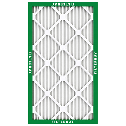 Filterbuy 14x24x1 Air Filter MERV 8 Essential Dust & Allergy Defense (4-Pack), Electrostatic Pleated HVAC AC Furnace Filters Replacement, Made in USA (Actual Size: 13.38 x 23.38 x 0.75)