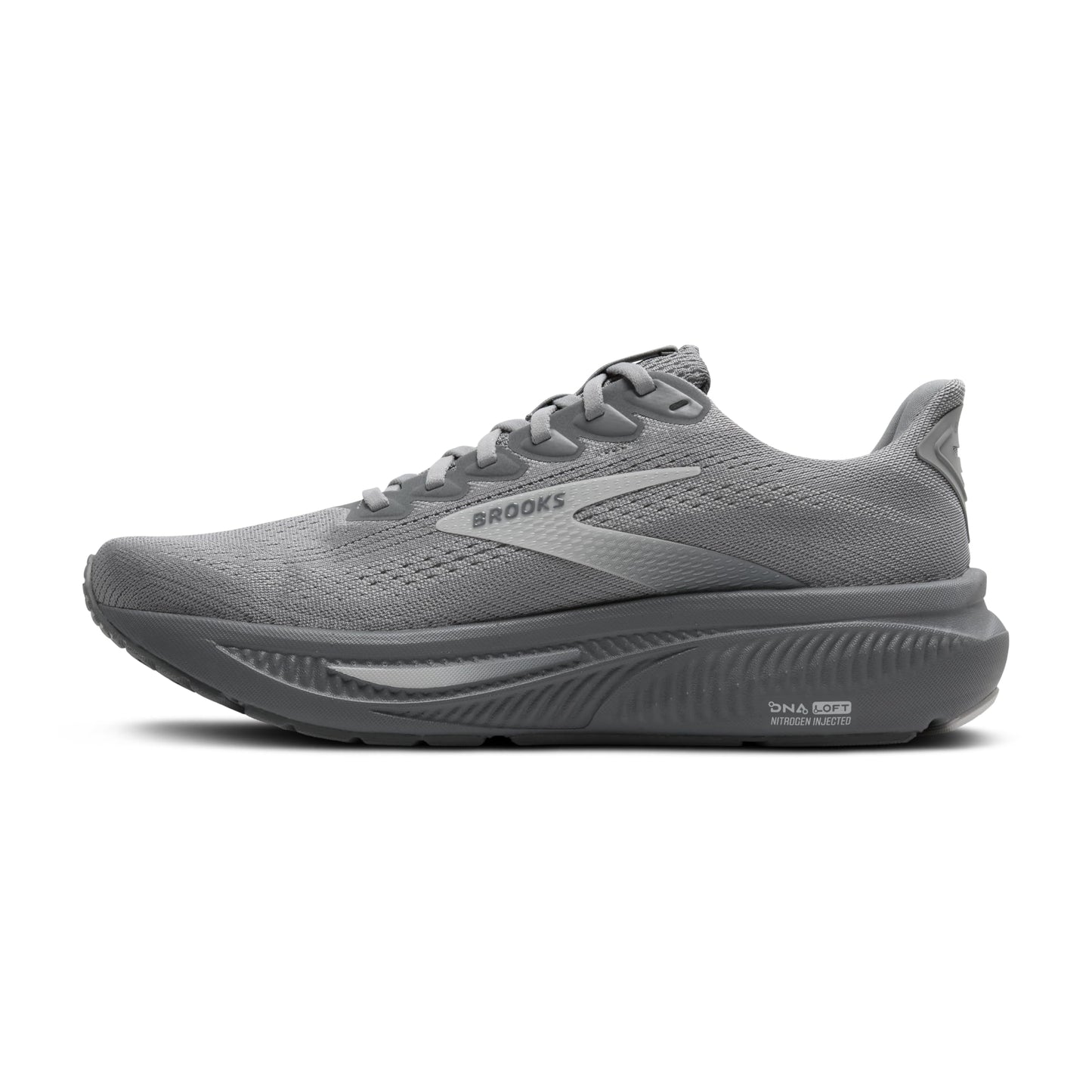 Brooks Men’s Ghost 17 Neutral Running Shoe - Primer Gray/Oyster Mushroom - 9 Medium