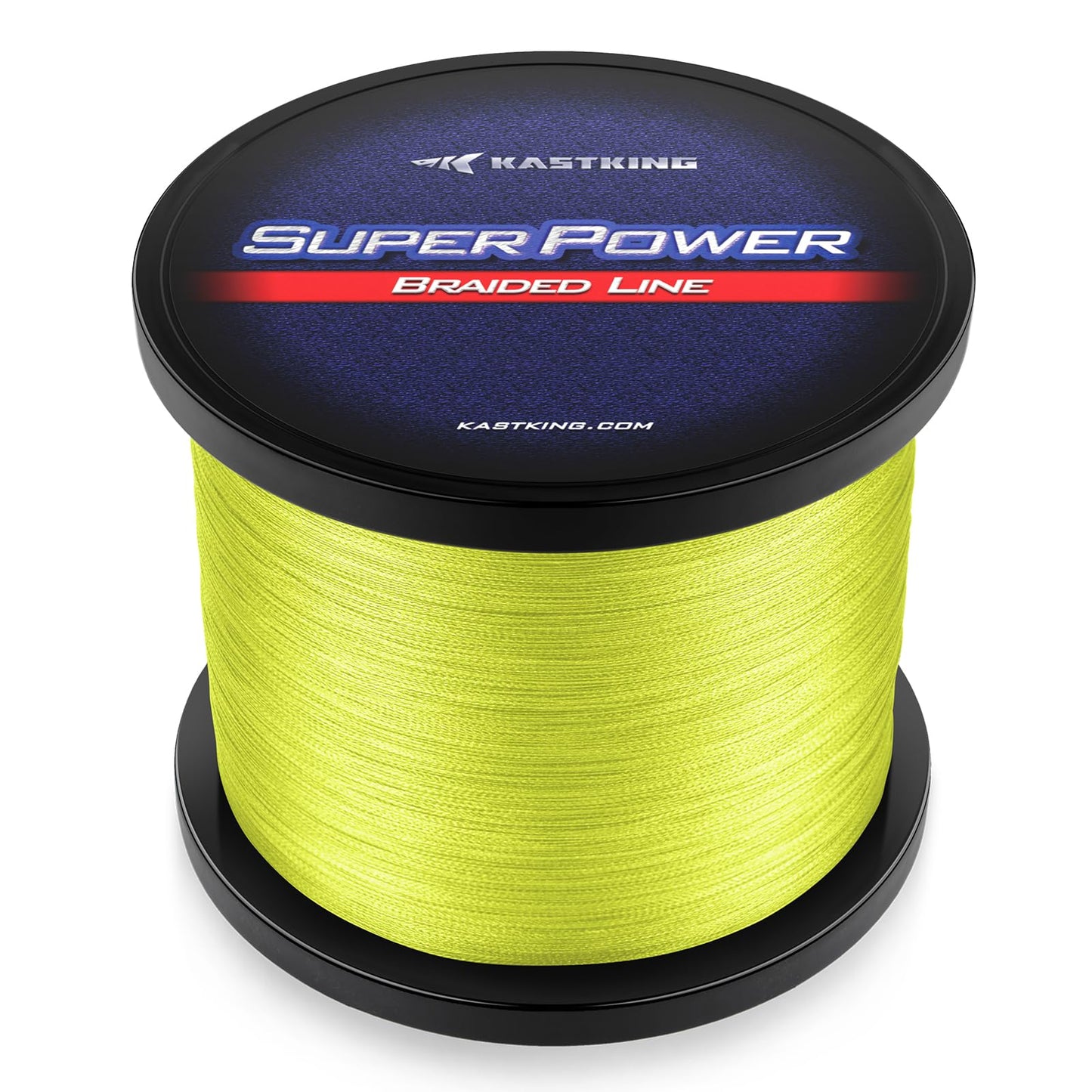 KastKing Superpower Braided Fishing Line, Yellow, 65 LB, 150 Yds