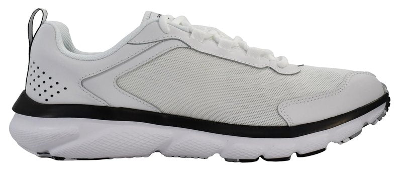 Under Armour Mens Charged Assert 9 Running Shoe, White/Black, 10.5 US
