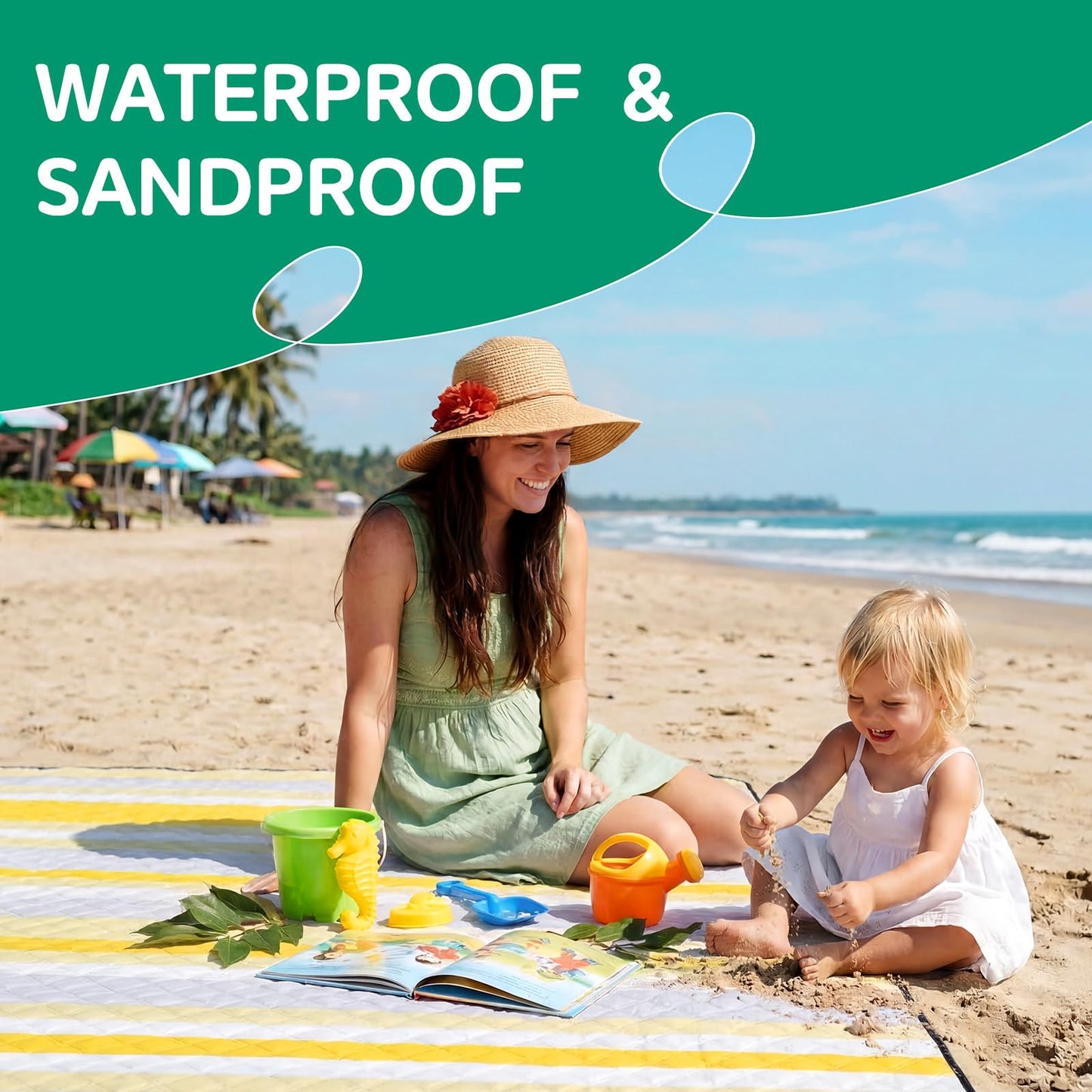 Waterproof Beach Blanket Picnic Outdoor Camping Mat Rug Women Coworker Work Besties Cool Funny Gifts Colleague Manager Supervisor Boss Executive Assistant Inter Farewell Leaving Holiday Appreciation