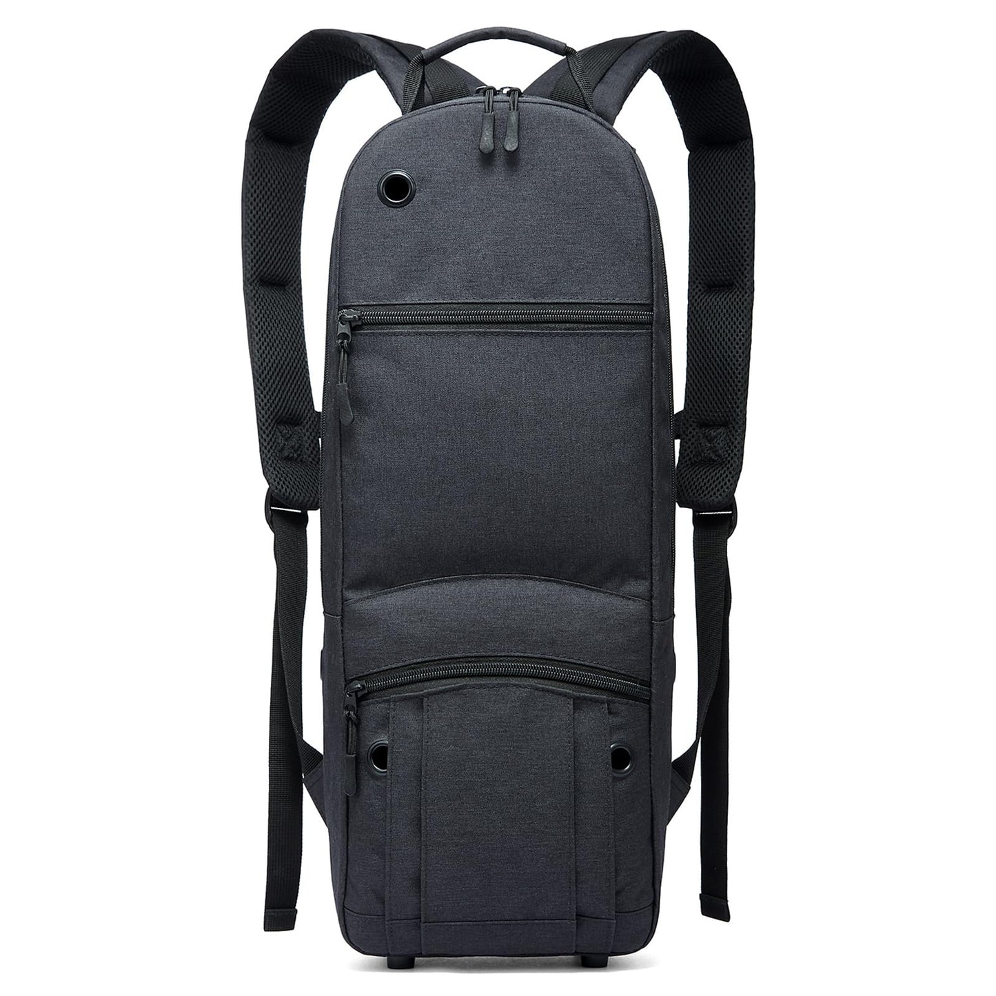 iGuerburn Oxygen Tank Backpack Size D, Portable Oxygen Backpack for D/M15 JD/M22 Cylinder Bag O2 Tank Carrier Holder for Travel (Black)