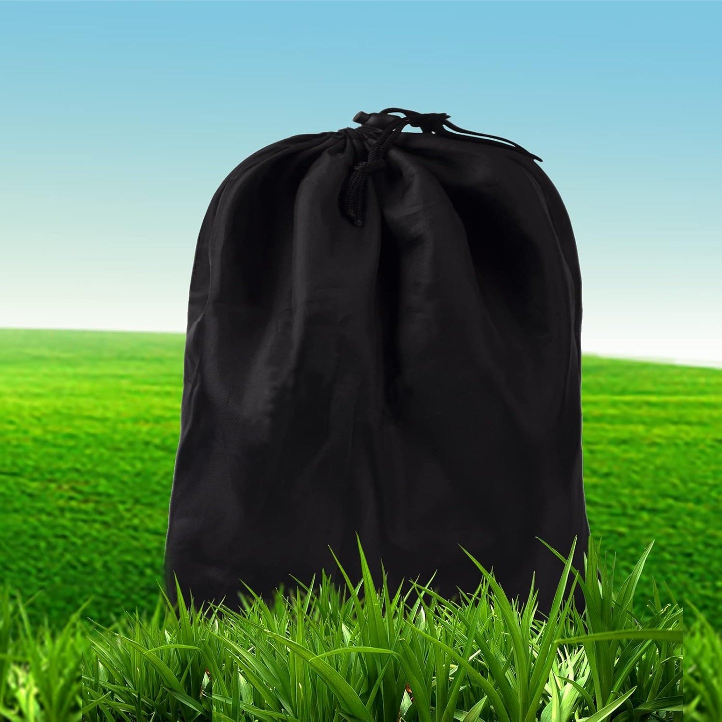 yaaduo Set of 8 Regulation Cornhole Bags Double Sided, Weather Resistant Bean Bags for Cornhole Toss Game, Corn Hole Beans Bags with Tote Bag (Black/Green)
