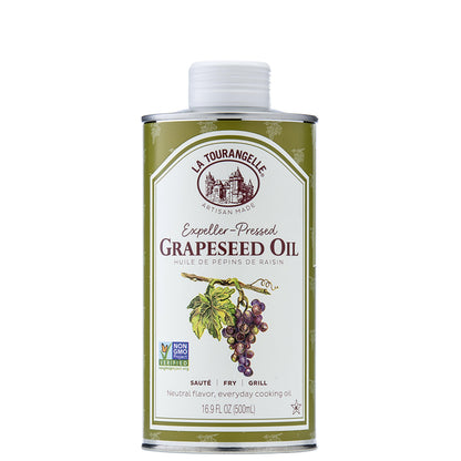 La Tourangelle, Organic Canola Oil, Expeller-Pressed Non-GMO Canola Seeds, Pesticide and Chemical Free, High Heat Neutral Cooking Oil, 16.9 Fl Oz