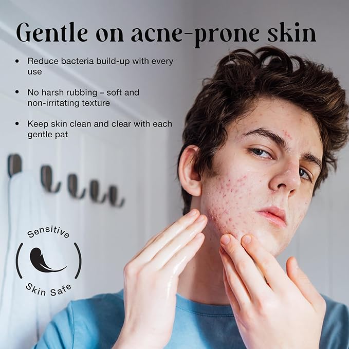 50 CT Face Cloths for Washing Face – Biodegradable Viscose Disposable Face