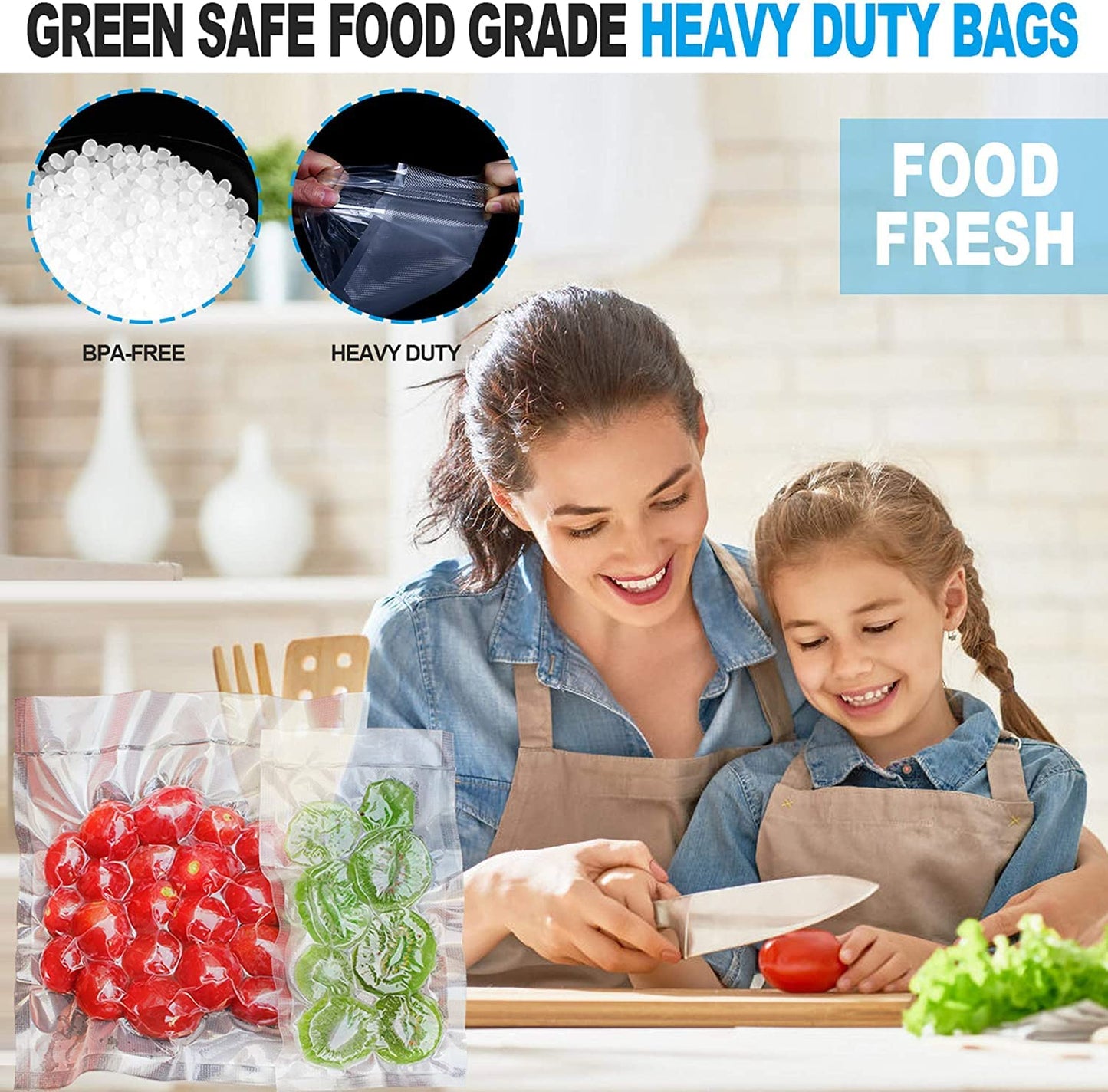 CANLENPK 11.8x15.7 Inch/30x40cm Vacuum Food Seal Bags,Large Food Vacuum Storage Sealer Bag