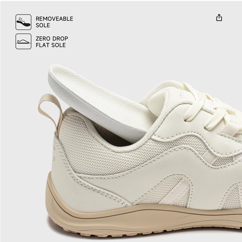 HOBIBEAR Breathable Mesh Barefoot Shoes for Women Wide Toe Box & Zero Drop | Lightweight Walking Sneakers for Travel & Casual