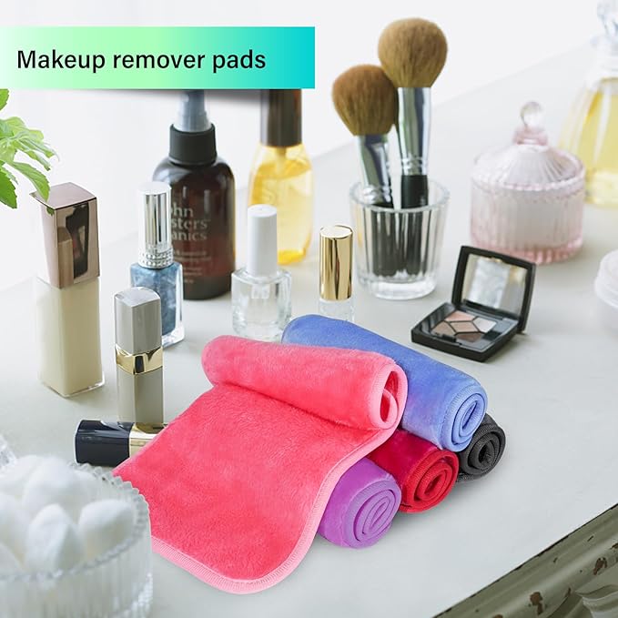Nugilla Makeup Remover Cloth, 13x7 Inch Reusable Makeup Remover Towels
