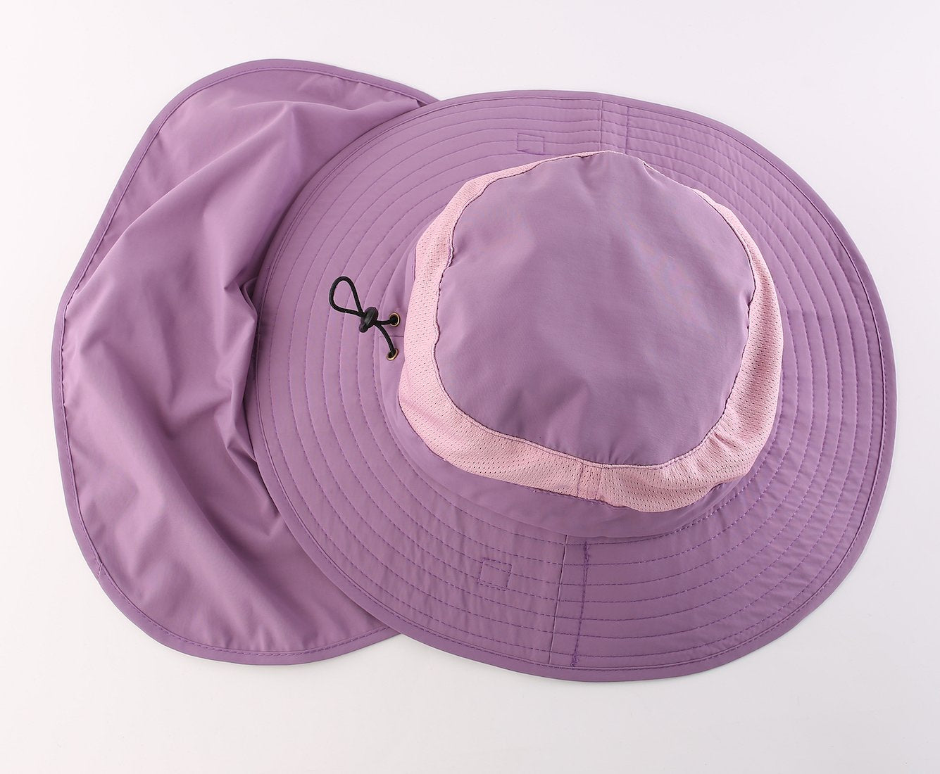 Home Prefer Womens UPF50+ Sun Protection Hat for Fishing Cycling Boating Hiking Gardening Mesh Sun Hat Purple