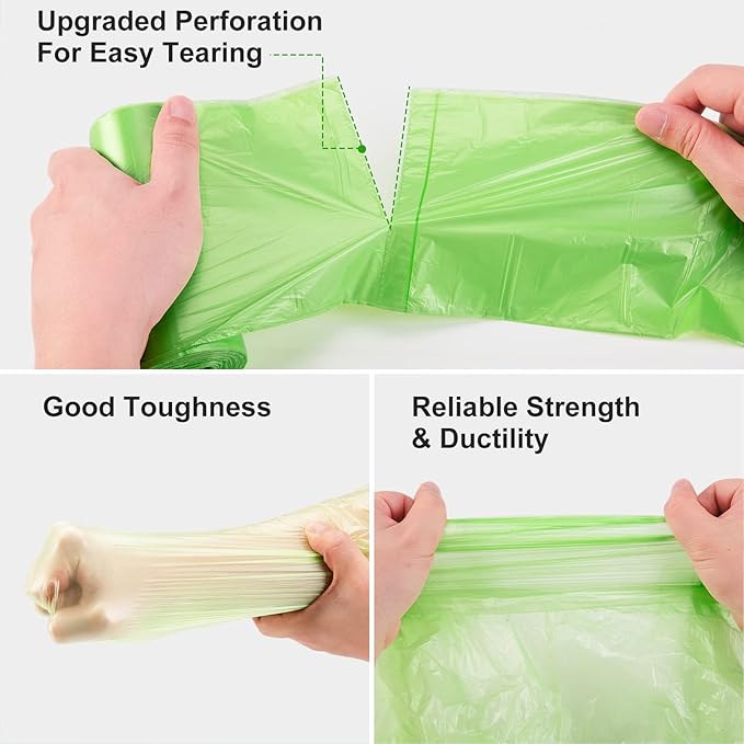 Small Trash Bags 4-6 Gallon, Inwaysin 200 Count Biodegradable Trash Bags 4
