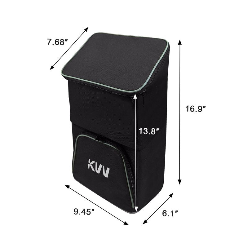 KVV Insulated Cooler Bag for Golf Carts, New Version - Universal Fit for Most Models of 3-Wheel and 4-Wheel Golf Push/Pull Carts, Models GL307, MP300, E-GT3070