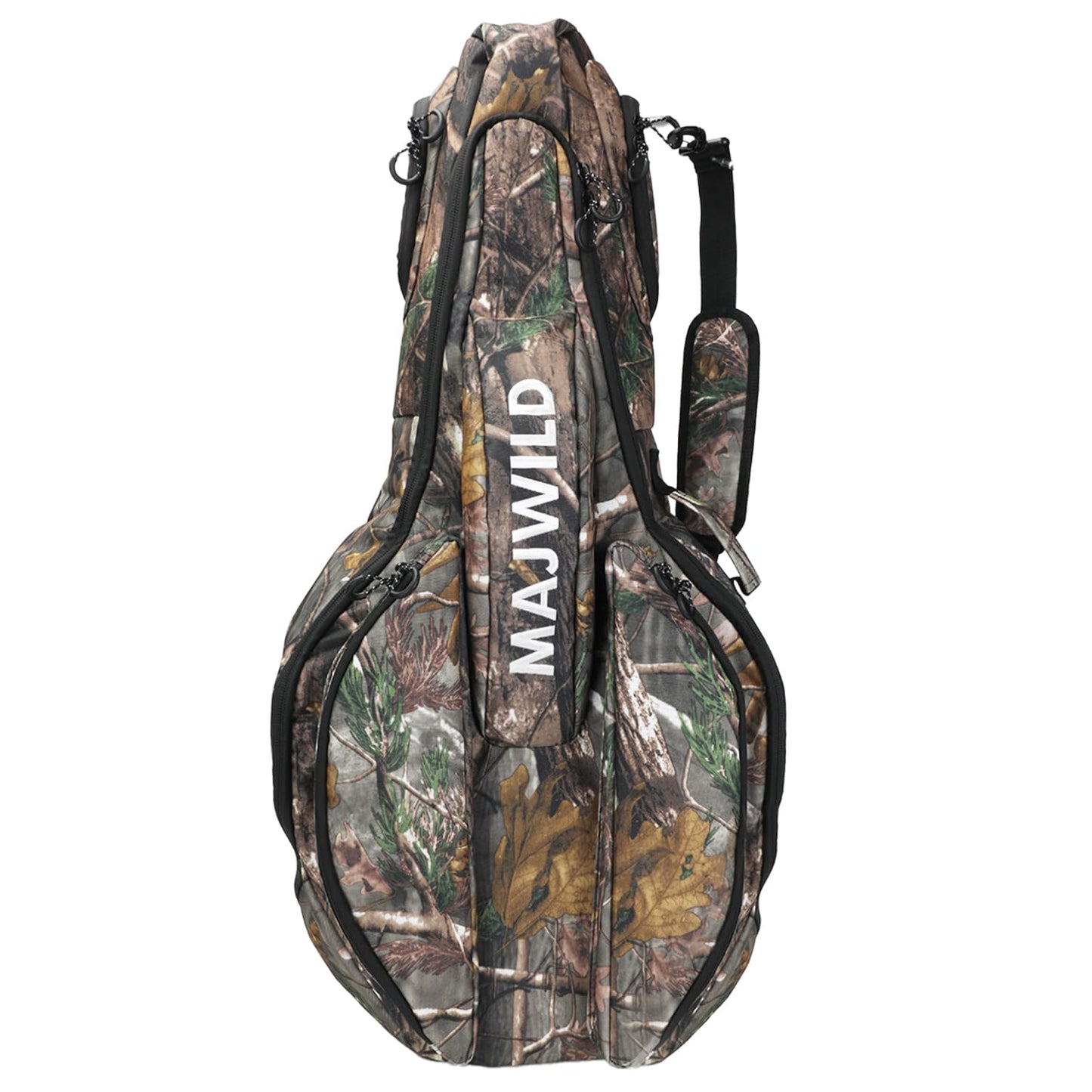 LWNAO Crossbow Case, Soft Shell Padded Crossbow Bag, Fits Scope Narrow Limb Crossbows for Hunting (Leaf Camo)