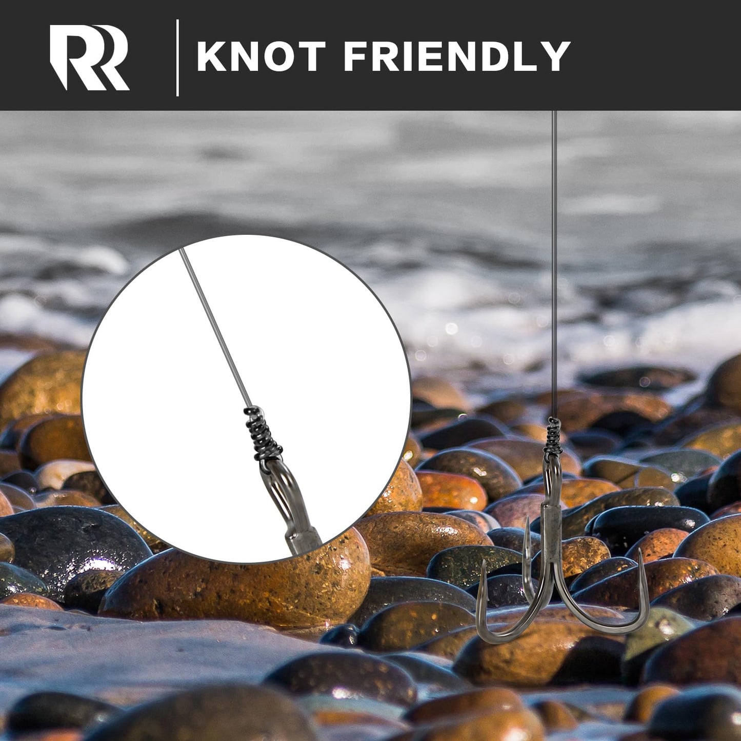 ROCRETA Geode Monofilament Fishing Line - Premium Resistant Nylon Mono Fishing Line 3-100lb - Superior Freshwater & Saltwater Mono Leader Materials 500/1200/2400yds