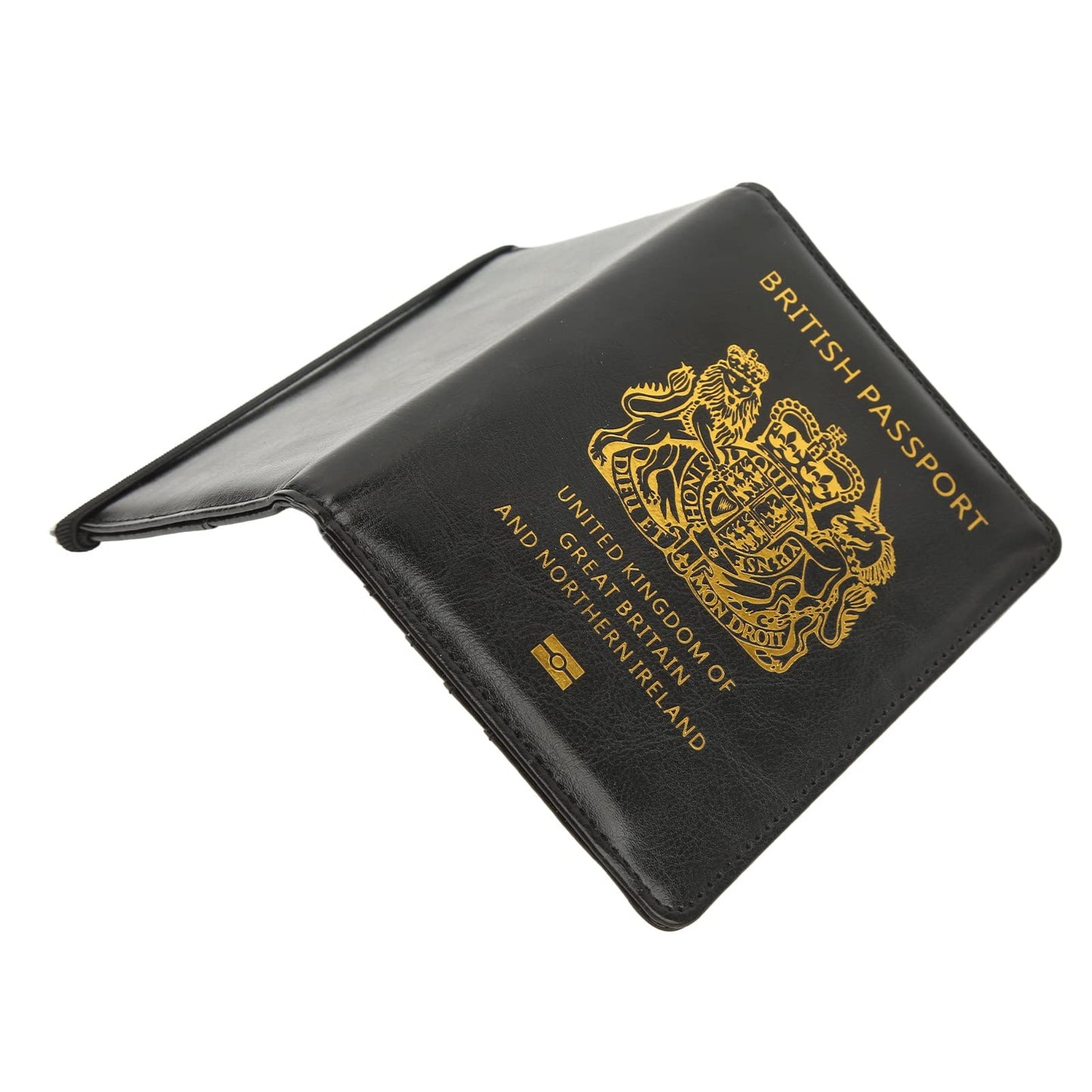 Britain Passport Cover Passport Holder Cover Leather Passport Holder UK Passport Cover for Passport, Business Cards, Credit Cards, Boarding Passes