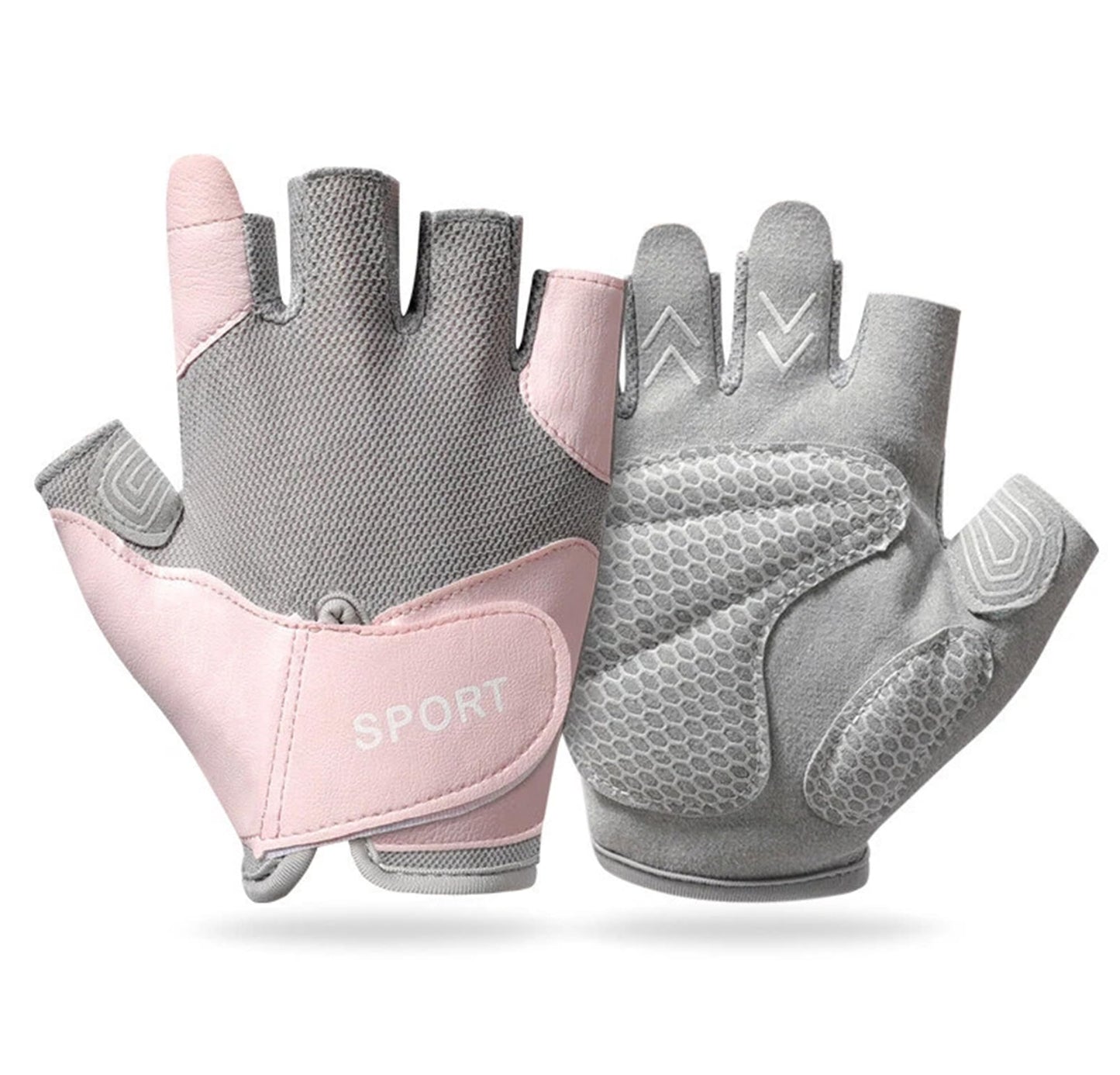 Workout Gloves for Women Men - Half Finger Gym Gloves Weight-Lifting Gloves