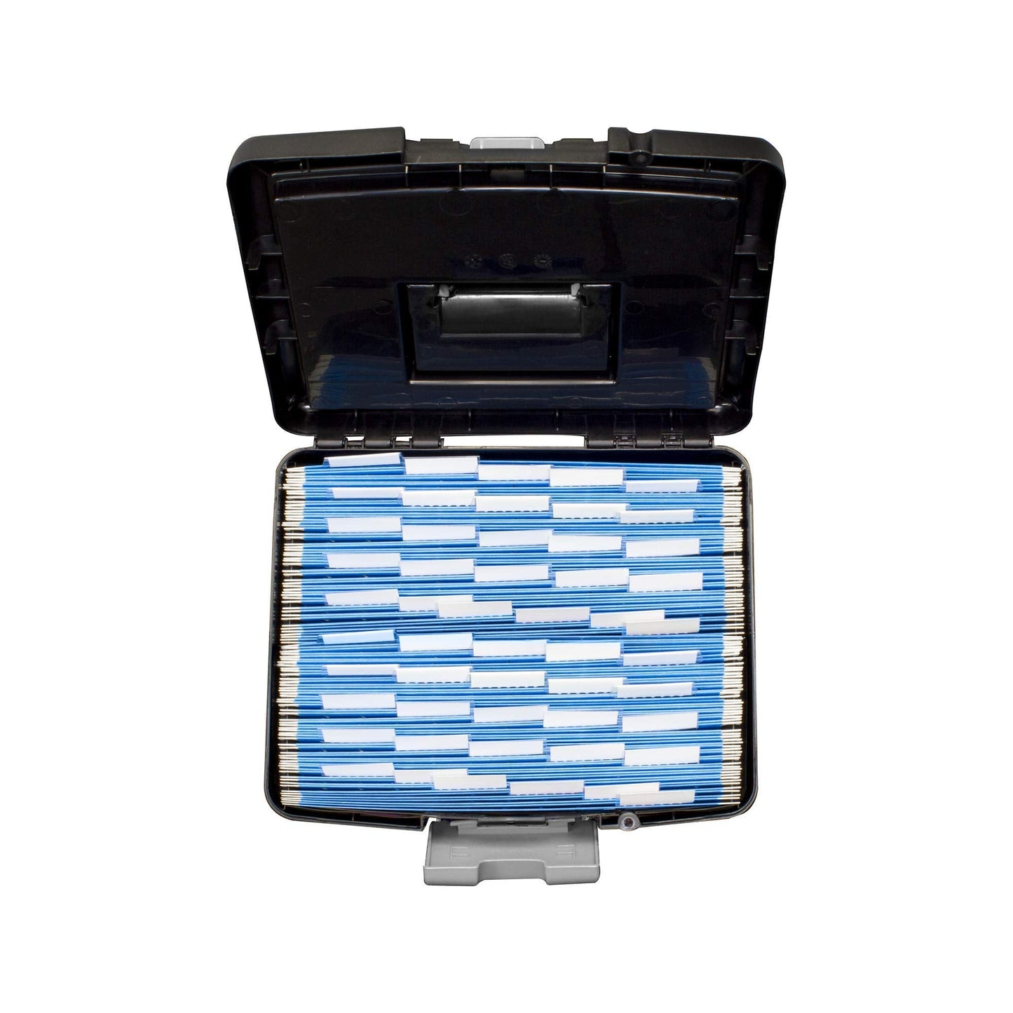 Storex File Storage Box Translucent Storage Lid, Black 1-Pack (61504F01C)