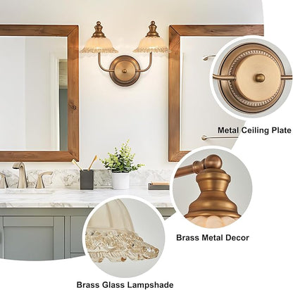 Vintage Vanity Lighs 2 Light Vanity Lighting Fixtures