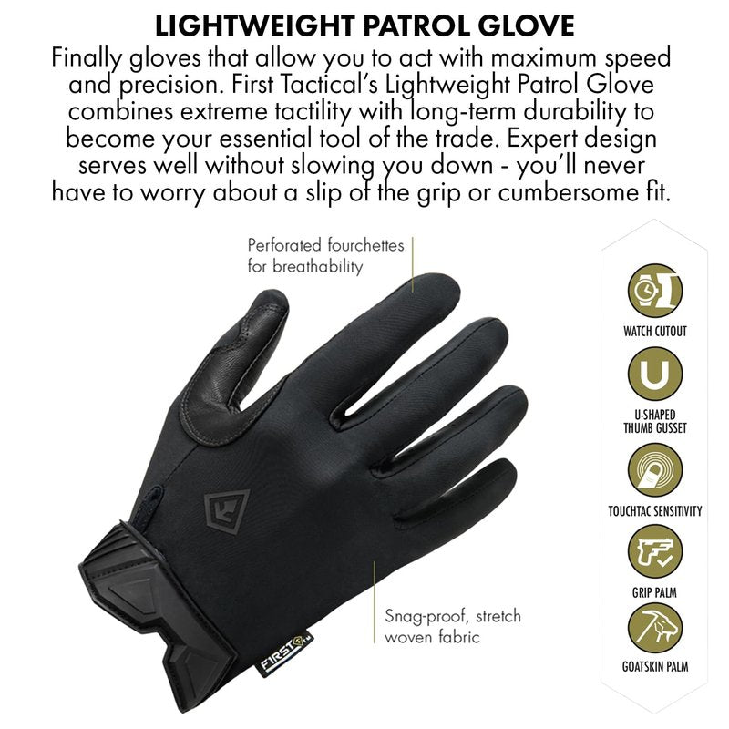 First Tactical 150001-060-XXL Mens Light Wt. Glove Coyote XXL