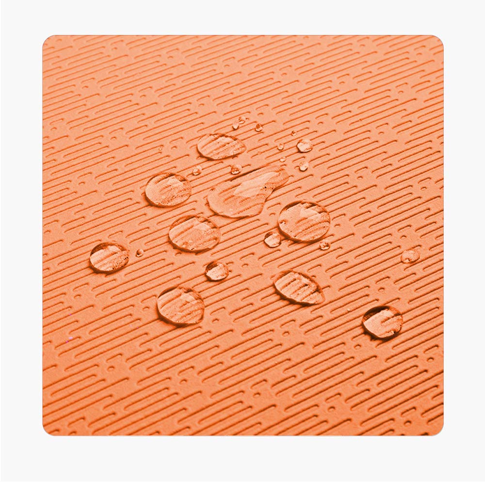 Hatha Yoga Extra Thick TPE Yoga Mat - 72"x 32" Thickness 1/2 Inch -Eco Friendly SGS Certified - With High Density Anti-Tear Exercise Bolster For Home Gym Travel & Floor Outside
