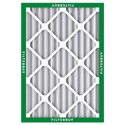 Filterbuy 24x30x2 Air Filter MERV 8 Essential Dust & Allergy Defense (2-Pack), Electrostatic Pleated HVAC AC Furnace Filters Replacement, Made in USA (Actual Size: 23.50 x 29.50 x 1.75)